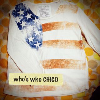 フーズフーチコ(who's who Chico)のWーCHICO  長袖トップス＊(Tシャツ(長袖/七分))