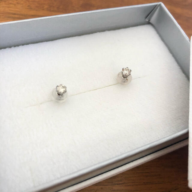 Vendome Aoyama - con affetto 0.2ct ダイヤモンド×プラチナピアスの