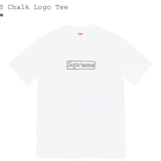 シュプリーム(Supreme)のSupreme KAWS Chalk Logo Tee M(Tシャツ/カットソー(半袖/袖なし))