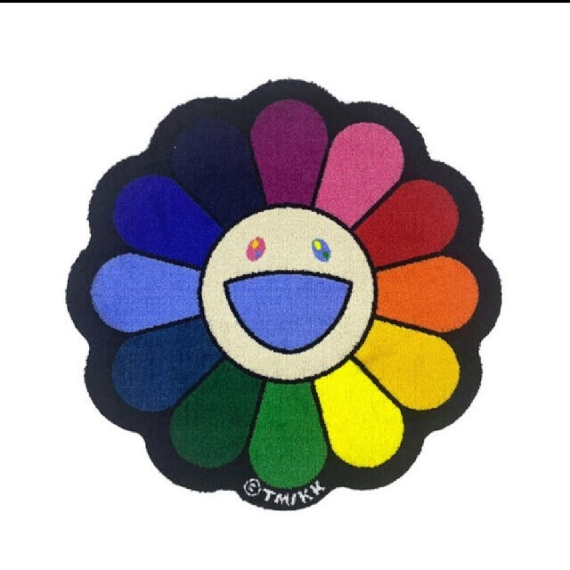 Flower Floor Mat / Rainbow 村上隆