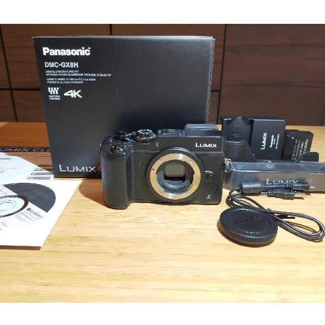 LUMIX DMC-GX8ボディ★美品シャッター1172回のみ！★皮カバー付