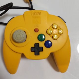 ニンテンドウ64(NINTENDO 64)のホリパッドミニ64 イエロー(その他)