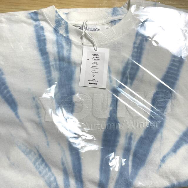 DAIRIKU/"YOUNG" Tie-dye Tee（ユースブルー） メンズのトップス(Tシャツ/カットソー(七分/長袖))の商品写真