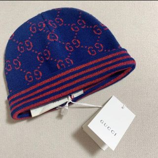 グッチ(Gucci)のGucci グッチ　チルドレン　キッズ　ニット帽　レディース(帽子)