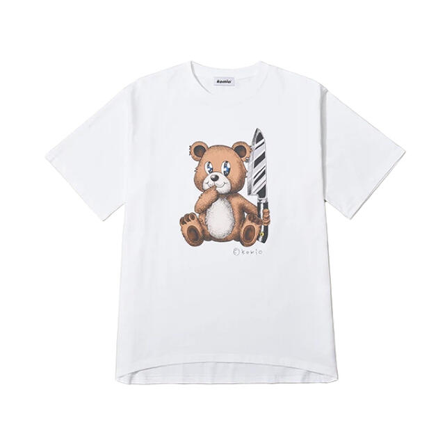 kemio公式グッズ ？？？ T-SHIRT Tシャツ くま べア けみお - Tシャツ ...