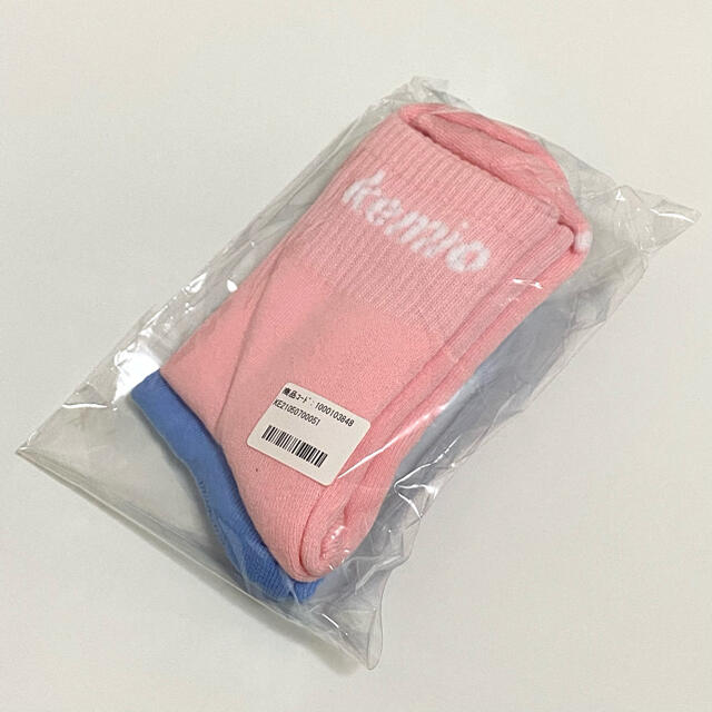 kemio デザイン 公式グッズ　ソックス　靴下　Blue and Pink メンズのレッグウェア(ソックス)の商品写真