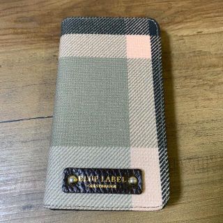 バーバリーブルーレーベル(BURBERRY BLUE LABEL)のバーバリー　ブルーレーベル　iphoeケース(iPhoneケース)