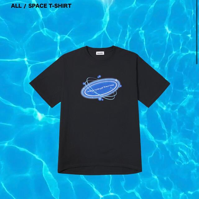 kemio公式グッズ SPACE T-SHIRT Tシャツ　ブラック　けみお