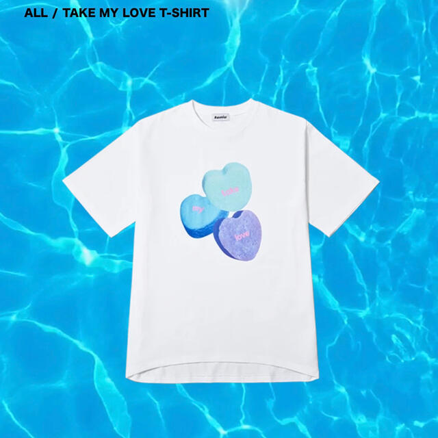 kemio公式グッズ TAKE MY LOVE T-SHIRT Tシャツ ハート