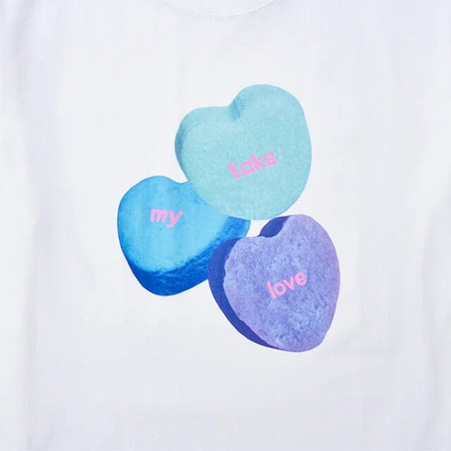 kemio公式グッズ TAKE MY LOVE T-SHIRT Tシャツ ハート