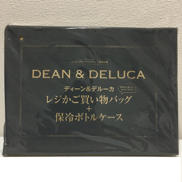 DEAN & DELUCA(ディーンアンドデルーカ)のDEAN&DELUCA エコバッグ＋ストラップ付き保冷ボトルケース レディースのバッグ(エコバッグ)の商品写真