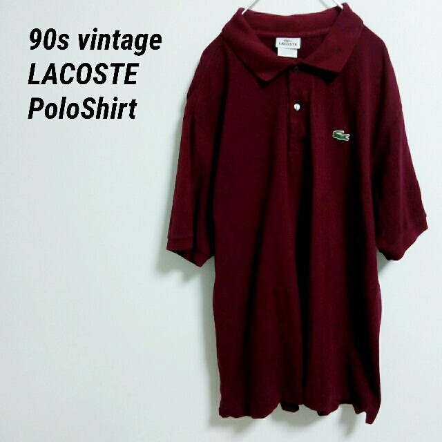 レトロマッチラベル 北欧デザイン 鳥 LACOSTE ラコステ 半袖カットソー
