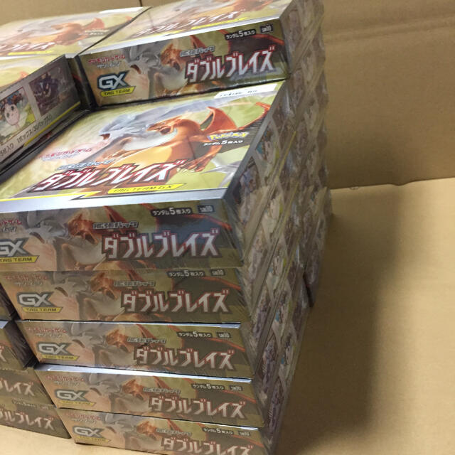 ダブルブレイズ  シュリンク付き 未開封 23box ポケモンカード