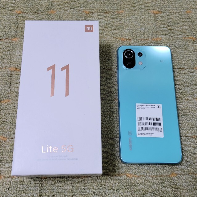 Xiaomi Mi 11 Lite 5G SIMフリー ミントグリーン　国内版