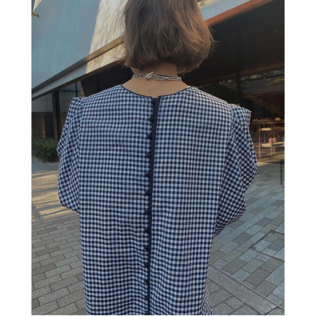 Ameri VINTAGE(アメリヴィンテージ)のMEDI GINGHAM CHECK 2WAY dress💖 レディースのワンピース(ロングワンピース/マキシワンピース)の商品写真