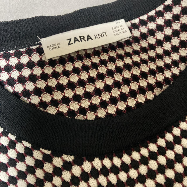 ZARA(ザラ)のZARA ハニカムトップス レディースのトップス(Tシャツ(半袖/袖なし))の商品写真