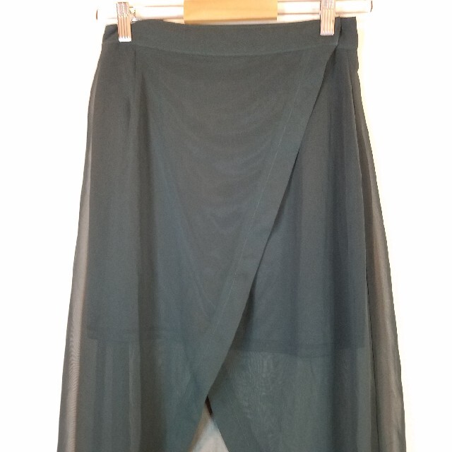 EMODA(エモダ)のEMODA エモダ スカート 巻きスカート S ロング丈 緑 おしゃれスタイル レディースのスカート(ロングスカート)の商品写真