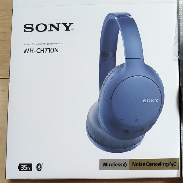 WH-CH710N (L) ブルー SONY ワイヤレスヘッドホン - ヘッドフォン