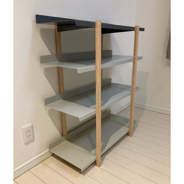 ACTUS(アクタス)のあお様専用Marge shelf 4 / 4SHELVES フライミーノワール インテリア/住まい/日用品の収納家具(棚/ラック/タンス)の商品写真