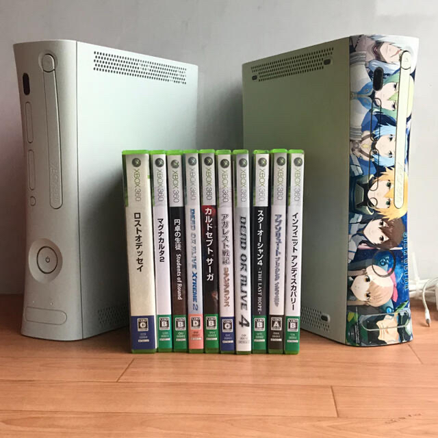 エンタメ/ホビーXBOX   360    本体2台 ＋ソフト  10本付き