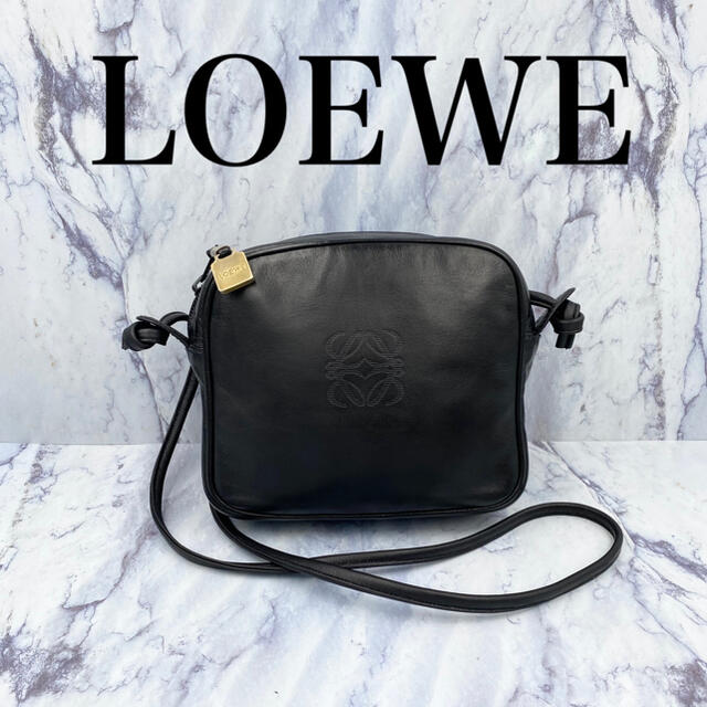 オールドロエベ LOEWE ヴィンテージ　ショルダーバッグ　アナグラム リカラー