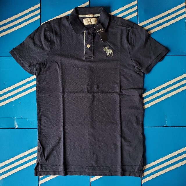 Abercrombie&Fitch(アバクロンビーアンドフィッチ)の新品　アバクロンビー＆フィッチ　Tシャツ　Polo　ポロシャツ　A&F　L メンズのトップス(ポロシャツ)の商品写真