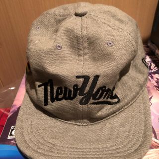 ニューエラー(NEW ERA)のNew Era ニューエラ★つばおり　キャップ　グレー(キャップ)