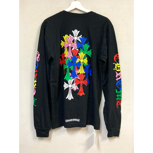 新品 CHROME HEARTS L/S Tシャツ L マルチカラー 黒 ロンT