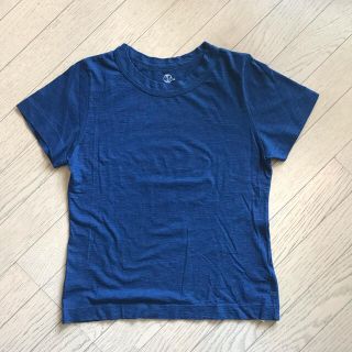 フォーティファイブアール(45R)の45R インデイゴ　シンプルTシャツ未使用(サイズ1)(Tシャツ(半袖/袖なし))