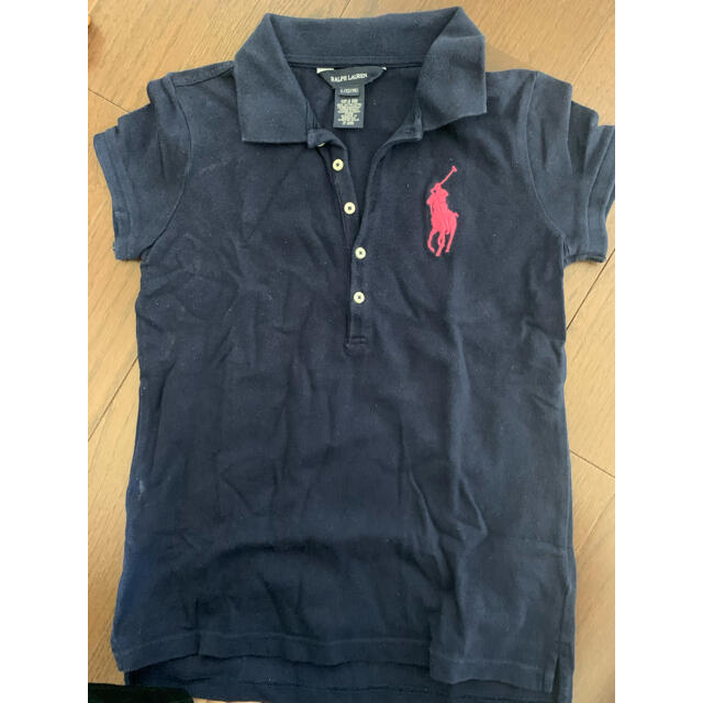 Ralph Lauren(ラルフローレン)のRalph Lauren ポロシャツ【キッズ】 キッズ/ベビー/マタニティのキッズ服女の子用(90cm~)(Tシャツ/カットソー)の商品写真