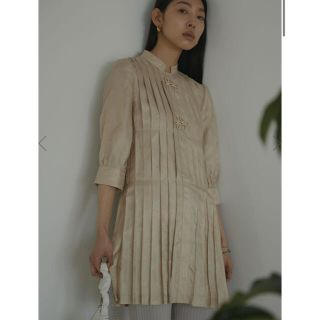 アメリヴィンテージ(Ameri VINTAGE)のチャイナプリーツブラウス(シャツ/ブラウス(長袖/七分))
