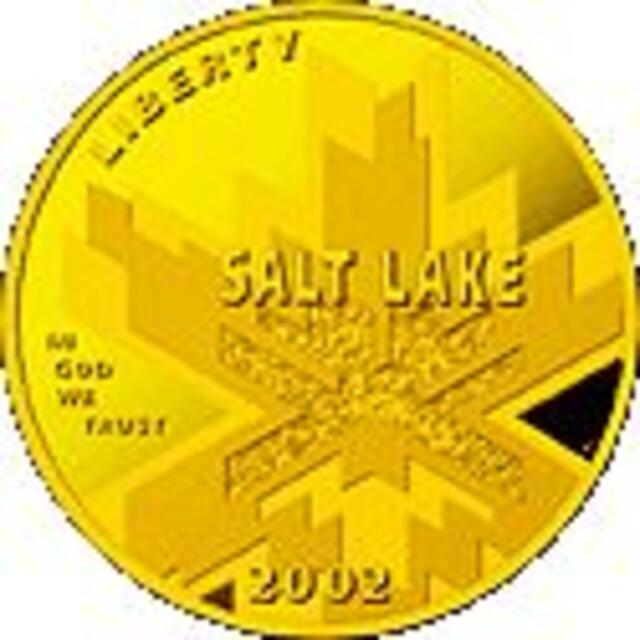ソルトレイク2002オリンピック　冬季競技大会公式記念コイン  その他のその他(その他)の商品写真
