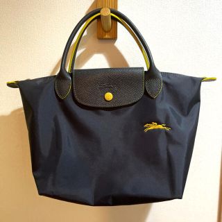 ロンシャン(LONGCHAMP)のロンシャン　ルプリアージュ　Sサイズ　300 FUSIL フシルグレー×イエロー(トートバッグ)