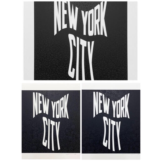 美術品/アンティーク村上隆　New York city  版画　3種セット　100枚限定　正規購入