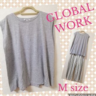 グローバルワーク(GLOBAL WORK)の☆値下げしました☆GLOBAL WORK☆ レディース ノースリーブ トップス (Tシャツ(半袖/袖なし))