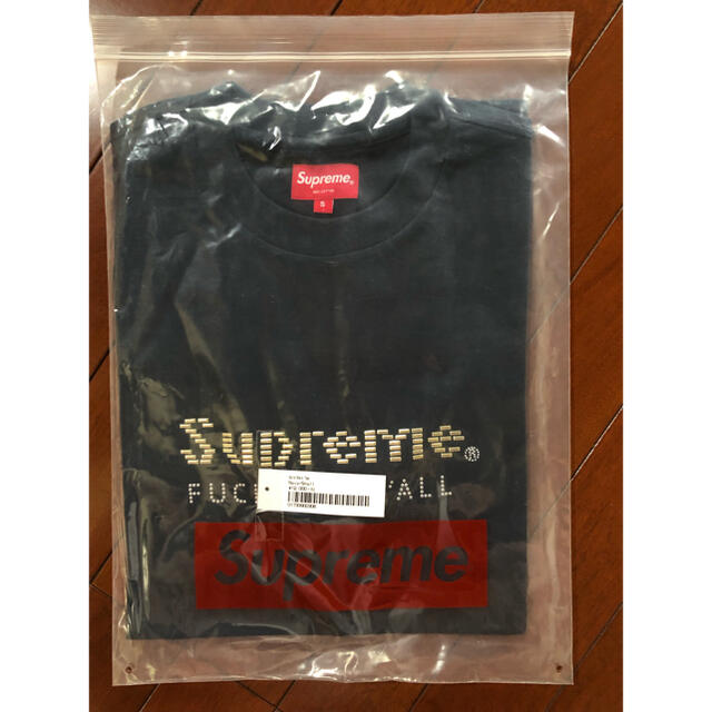 Supreme - supreme gold bars tee navy smallの通販 by hilo's shop ...