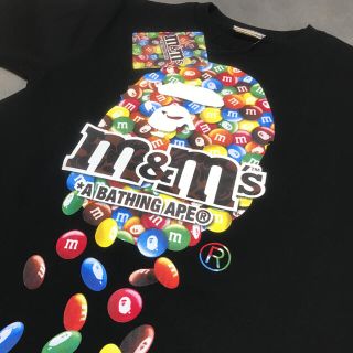 アベイシングエイプ(A BATHING APE)のBAPE X M&M’S APE Tシャツ(Tシャツ/カットソー(半袖/袖なし))