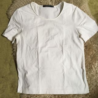 ダナキャランニューヨーク(DKNY)のDKNY 白 Tシャツ カットソー トップス(カットソー(半袖/袖なし))