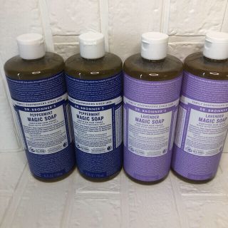 ドクターブロナー(Dr.Bronner)のドクターブロナー　ラベンダー、ペパーミント×2 739mI (ボディソープ/石鹸)