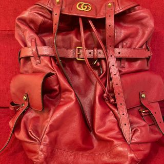 グッチ(Gucci)の正規品　gucci グッチ　レザーリュック　メンズ　レディース　バックパック　(バッグパック/リュック)