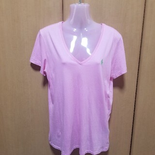 ポロラルフローレン(POLO RALPH LAUREN)のラルフローレンスポーツ　Tシャツ　ピンク　サイズ38(Tシャツ(半袖/袖なし))