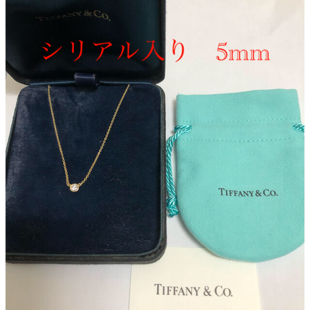 Tiffany & Co. - ティファニー バイザヤード ネックレス　シリアル入 YG k18