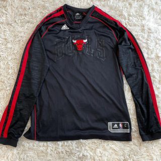 アディダス(adidas)のシカゴ ブルズ ロングTシャツ ブラック　長袖　NBA(バスケットボール)