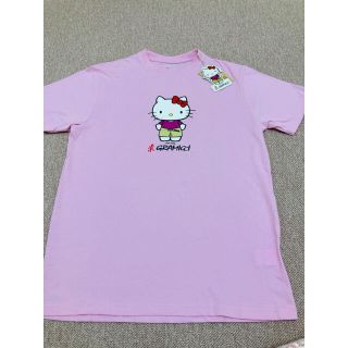 グラミチ(GRAMICCI)の新品 キティxグラミチ Tシャツ白　メンズSサイズ　レディースLサイズ(Tシャツ/カットソー(半袖/袖なし))