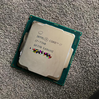Intel Core i7-7700 SR338 3.60GHZ 稼働品(PCパーツ)