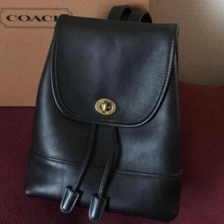 コーチ(COACH)のカウボーイズ様専用　オールドコーチ　リュックサック　ブラック　黒(リュック/バックパック)