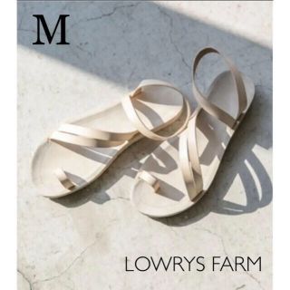 ローリーズファーム(LOWRYS FARM)のラクマ限定お値下げ【新品】LOWRYS FARM ループサンダル　Mサイズ(サンダル)