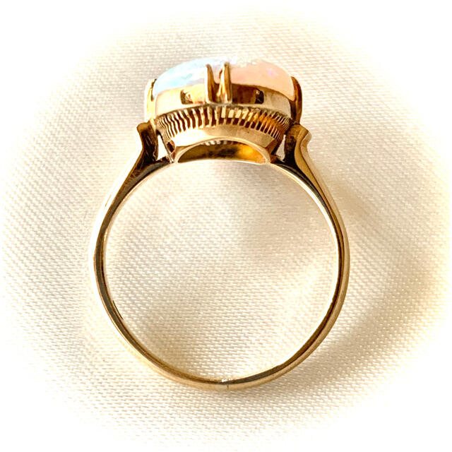 ⭐︎専用出品 K18 オパール アンティーク リング⭐︎ レディースのアクセサリー(リング(指輪))の商品写真