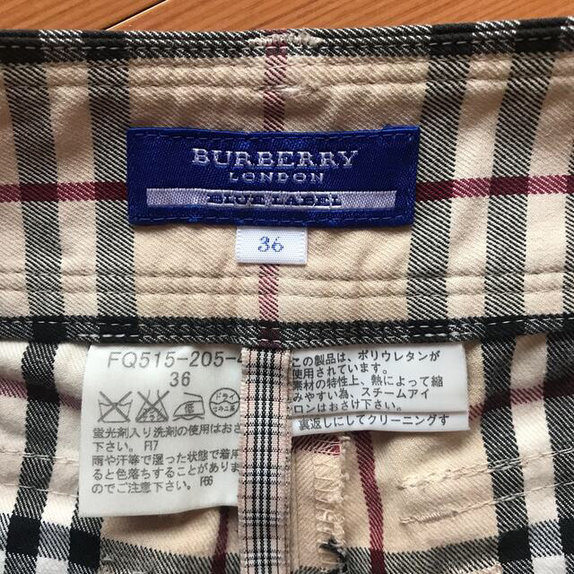 BURBERRY BLUE LABEL(バーバリーブルーレーベル)のSUMMER SALE！Burberry ブルーレーベル　ハーフパンツ レディースのパンツ(ハーフパンツ)の商品写真