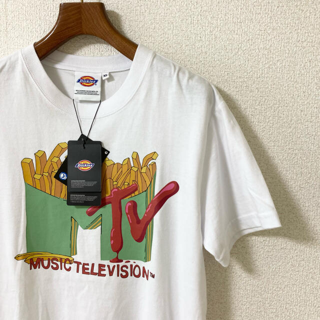 Dickies(ディッキーズ)の新品 US企画◆Dickies MTV コラボ◆フライドポテト Tシャツ 半袖 メンズのトップス(Tシャツ/カットソー(半袖/袖なし))の商品写真